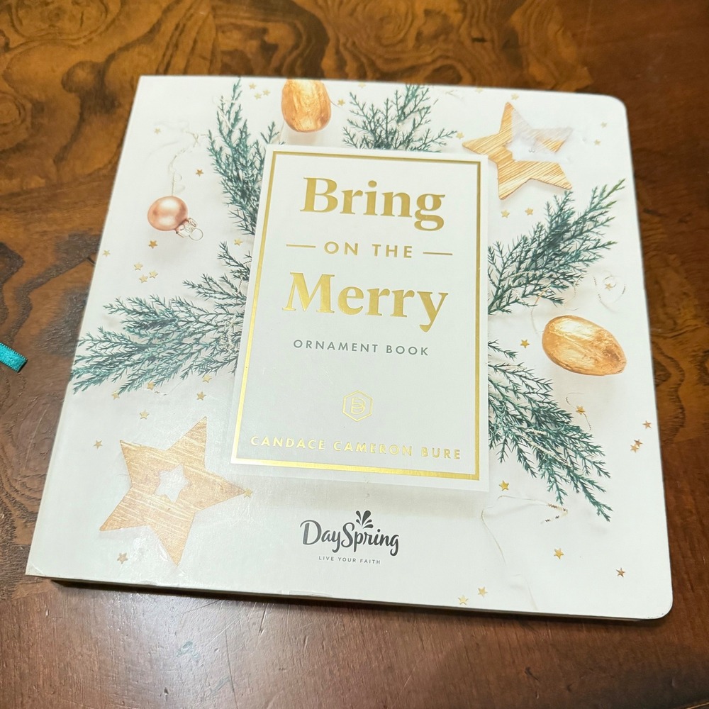 DaySpring Candace Cameron Bure Bring On The Merry Ornament Book Christmas 2021